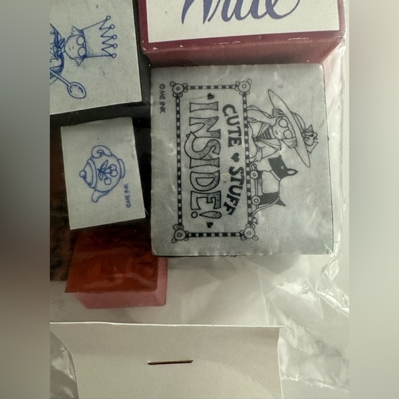 ME Ink MARY ENGELBREIT Rubber Stamping Set Quantity 15 in package  Vintage - Picture 6 of 8